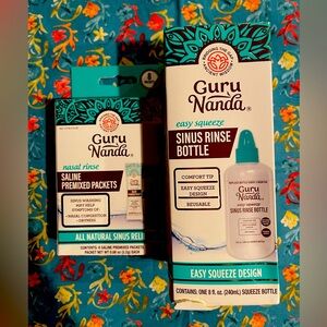 Guru Nanda - Sinus Rinse - bottle - packets - NWB